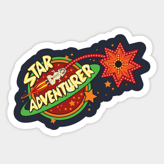 Star Adventurer Sticker by MindsparkCreative